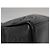 Borsa a tracolla Chanel Triple CC in pelle caviar Nero - vista 3