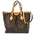 Bolso Louis Vuitton Palermo Monogram Canvas PM Castaño