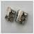 Orecchini a clip Chanel Coco Mark Monotone Square Nero Argento Bianco  - vista 5