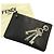 Clutch Fendi in pelle nera Nero