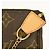 Louis Vuitton Mini pochette accessoires Canvas Mini Castaño - vista 6