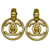 Orecchini Chanel Coco Mark Turnlock Motif D'oro