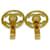 Orecchini Chanel Coco Mark Turnlock Motif D'oro - vista 3