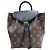 Zaino Louis Vuitton Montsouris NMBB M45516 Monogram Leather Marrone Nero