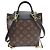 Zaino Louis Vuitton Montsouris NMBB M45516 Monogram Leather Marrone Nero - vista 2