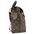 Zaino Louis Vuitton Montsouris NMBB M45516 Monogram Leather Marrone Nero - vista 3