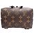 Zaino Louis Vuitton Montsouris NMBB M45516 Monogram Leather Marrone Nero - vista 5