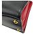 Borsa a mano Bibliotheque in pelle Saffiano Prada Nero Rosso - vista 6