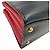 Borsa a mano Bibliotheque in pelle Saffiano Prada Nero Rosso - vista 7