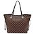 Borsa a tracolla Louis Vuitton Neverfull MM Damier Marrone