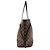 Borsa a tracolla Louis Vuitton Neverfull MM Damier Marrone - vista 4