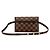 Pochette da vita Louis Vuitton Damier Florentine Marrone - vista 3