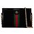 Borsa a tracolla con catena Gucci Ophidia Sherry Line Nero