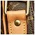 Borsa a tracolla Louis Vuitton Monogram Reporter GM Marrone - vista 11