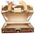 Borsa Louis Vuitton Monogram Petite Valise Mini Trunk Marrone - vista 9