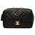 Borsa a tracolla Chanel Matelassé Coco Mark Crossbody Chain Nero