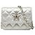 Bolso de Hombro Pouch Chanel Mini Matelassé Coco Mark Chain Plata
