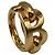 Balenciaga B Chain Ring Golden