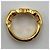 Balenciaga B Chain Ring Golden - Ansicht 7
