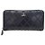 Cartera de cuero con doble pliegue Chanel Negro
