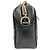 Pequena bolsa de ombro acolchoada GUCCI GG Marmont Preto - vista 4