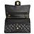 Borsa a tracolla Chanel A01112 Matelassé in pelle di agnello nera Nero - vista 12