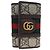 Gucci Ophidia GG Supreme Leder Schlüsselcase Braun