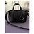 Liebeskind Berlin Millennium Satchel M Borsa a mano in pelle nera Nero - vista 4