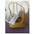 Sac Longchamp Roseau en cuir effet crocodile - Moutarde - vue 13