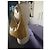 Sac Longchamp Roseau en cuir effet crocodile - Moutarde - vue 16