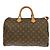 Louis Vuitton Speedy Monogram Canvas 35 Castaño