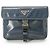 Borsa a tracolla in pelle Softlook Prada Blu navy - vista 2