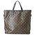 Louis Vuitton Tote Bag Schultertasche Davis Monogram Macassar Braun Schwarz - Ansicht 3