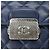 Borsa Chanel in pelle matelassé blu navy - vista 8