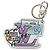 LOUIS VUITTON Monogram Comics Key Holder Purple MP3456 LV Auth 182056M Lila - Ansicht 2