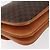 Céline Borsa a Spalla CELINE Macadam Canvas PVC Pelle Marrone Oro Auth 182863 D'oro - vista 15