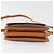 Céline Borsa a Spalla CELINE Macadam Canvas PVC Pelle Marrone Oro Auth 182863 D'oro - vista 5