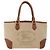Bolso Tote BURBERRY de lona beige y oro Auth 182423 Dorado - vista 13