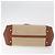 Bolso Tote BURBERRY de lona beige y oro Auth 182423 Dorado - vista 6