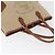 Bolso Tote BURBERRY de lona beige y oro Auth 182423 Dorado - vista 7