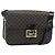 Céline CELINE Borsa Macadam Canvas Horse Carriage in PVC e pelle nera e oro Auth 182778V Nero D'oro