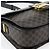 Céline CELINE Borsa Macadam Canvas Horse Carriage in PVC e pelle nera e oro Auth 182778V Nero D'oro - vista 14