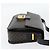 Céline CELINE Borsa Macadam Canvas Horse Carriage in PVC e pelle nera e oro Auth 182778V Nero D'oro - vista 4