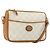 Borsa a Spalla GUCCI GG Plus Supreme PVC Bianco Oro Autentica 182471 D'oro