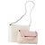 Borsa Salvatore Ferragamo in Nylon e Pelle 2 Set Bianco Rosa Auth BA13059