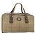 Borsa Boston Burberrys Nova Check in tela beige e oro Auth 180086 D'oro