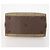 Borsa Boston Burberrys Nova Check in tela beige e oro Auth 180086 D'oro - vista 5