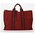 Hermès BORSA HERMES Her Line in tela 4 Set Rosso Nero Auth BA13063 - vista 14