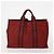 Hermès BORSA HERMES Her Line in tela 4 Set Rosso Nero Auth BA13063 - vista 15