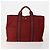 Hermès BORSA HERMES Her Line in tela 4 Set Rosso Nero Auth BA13063 - vista 2
